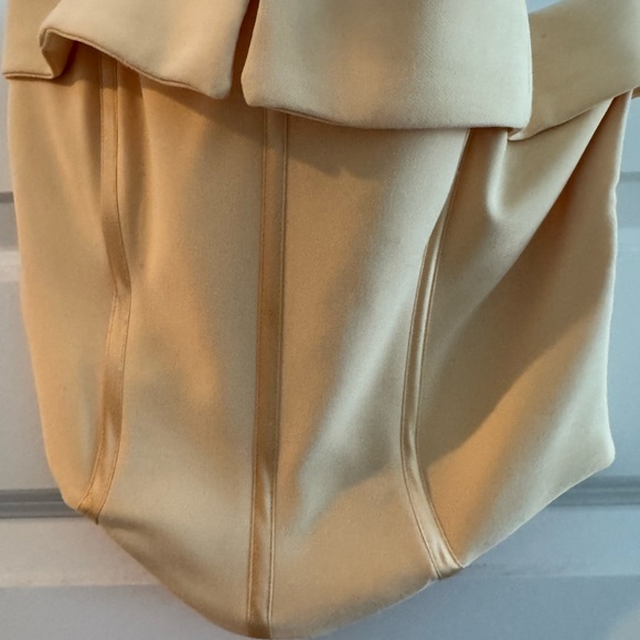 Yellow fold over corset M - Picture 5 of 6